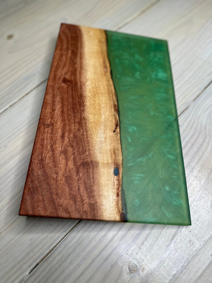 Mesquite & Epoxy Charcuterie Board (thin)