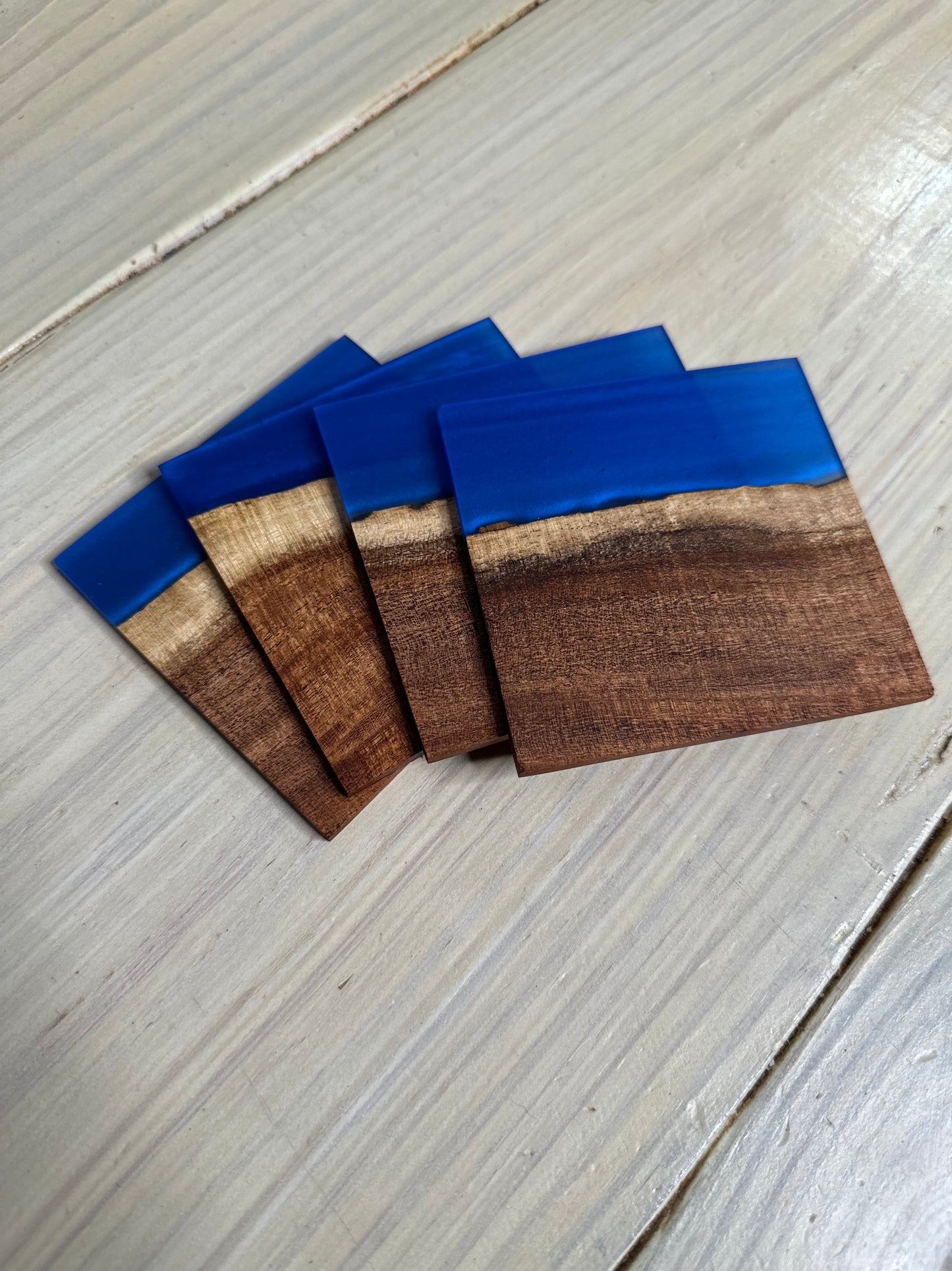 Mesquite & Epoxy Coasters